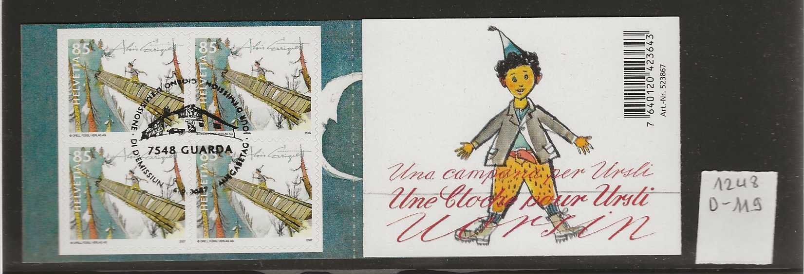 Alle Briefmarken: timbre 1248 carnet 0-119 – Gebraucht aus Sorvilier von carose01