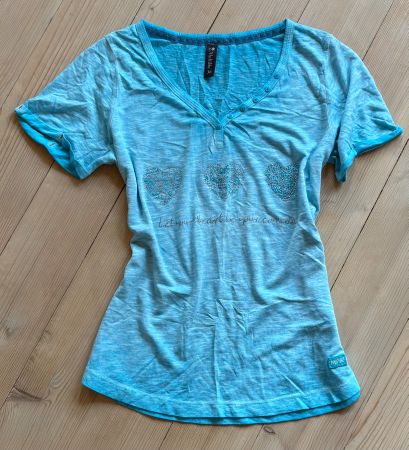 Top /Shirt Print melliert,Herzen,Multiblu,Gr.36