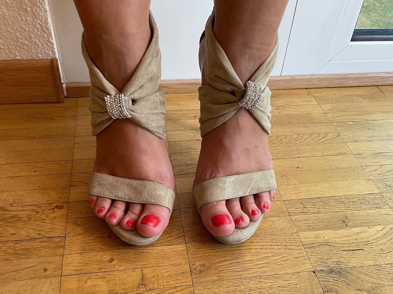 Scarpe da donna: High-Heels - Farbe schilfgrün – Usato da Bern venduto da Lexis6 2