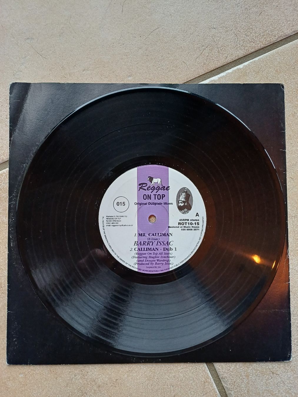Dischi in vinile: Barry Issac "Mr. Calliman" 10 inch – Usato da Begnins venduto da Drastic-Sound 2