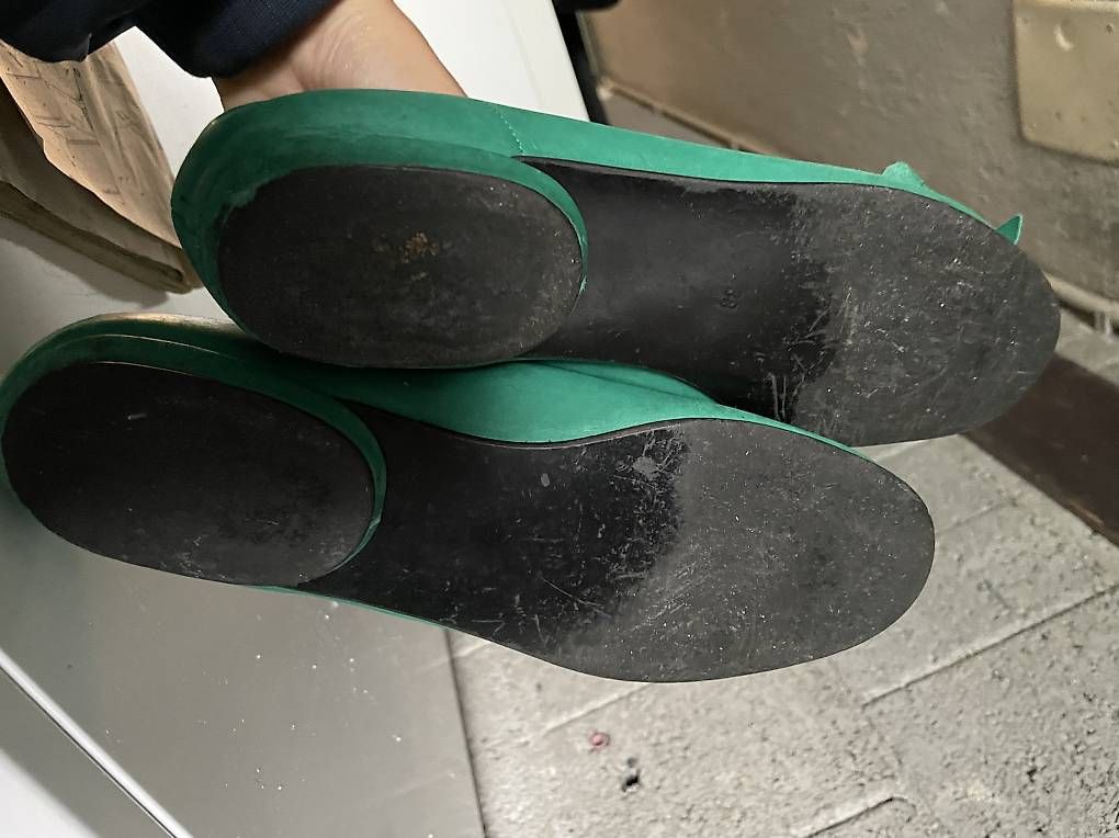 Damenschuhe: Ballerina grün Gr 38 – Gebraucht aus Volketswil von n_r_5gdf 2