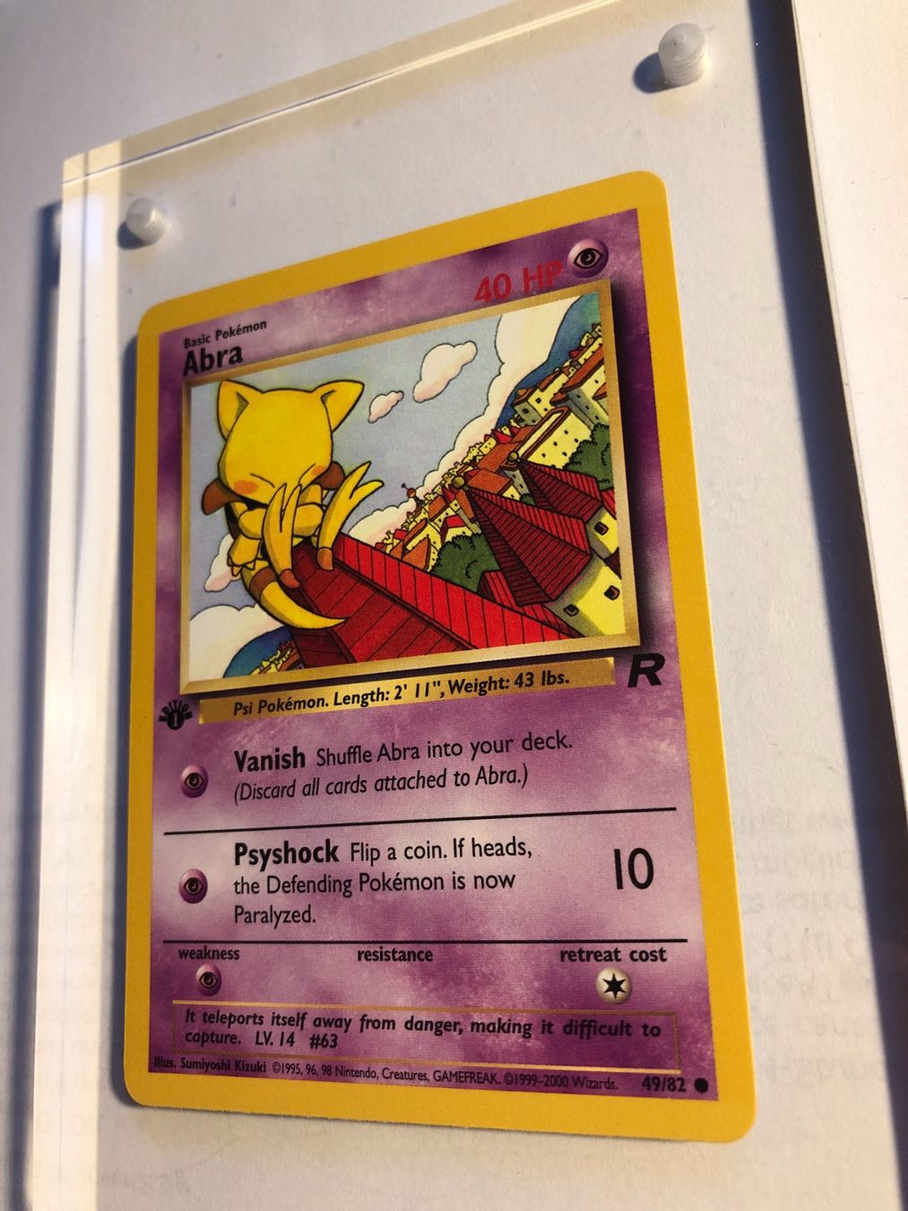 Pokémon Carte collezionabili: Abra 1st Team Rocket - MINT - ab 1.- – Usato da Giubiasco venduto da dan_pr8b 2