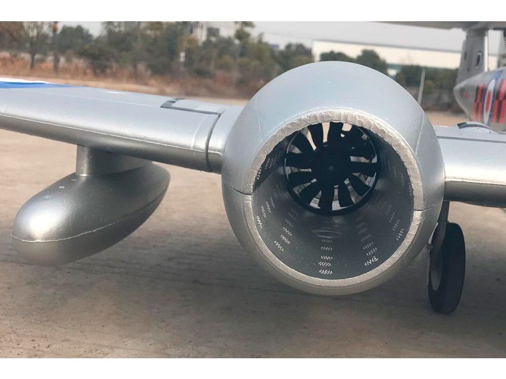 RC Modellbau: Gloster Meteor Jet V2, Spw 1270mm, PNP-Set von Dynam – Neu und originalverpackt aus Entlebuch von Hebu 2