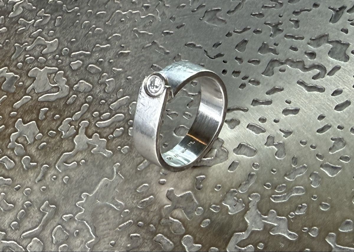 Anelli: Platin Ring 950 mit 0,4 CT Brillant. Einzelanfertigung. – Usato da Richterswil venduto da Solemare47Nicole 1
