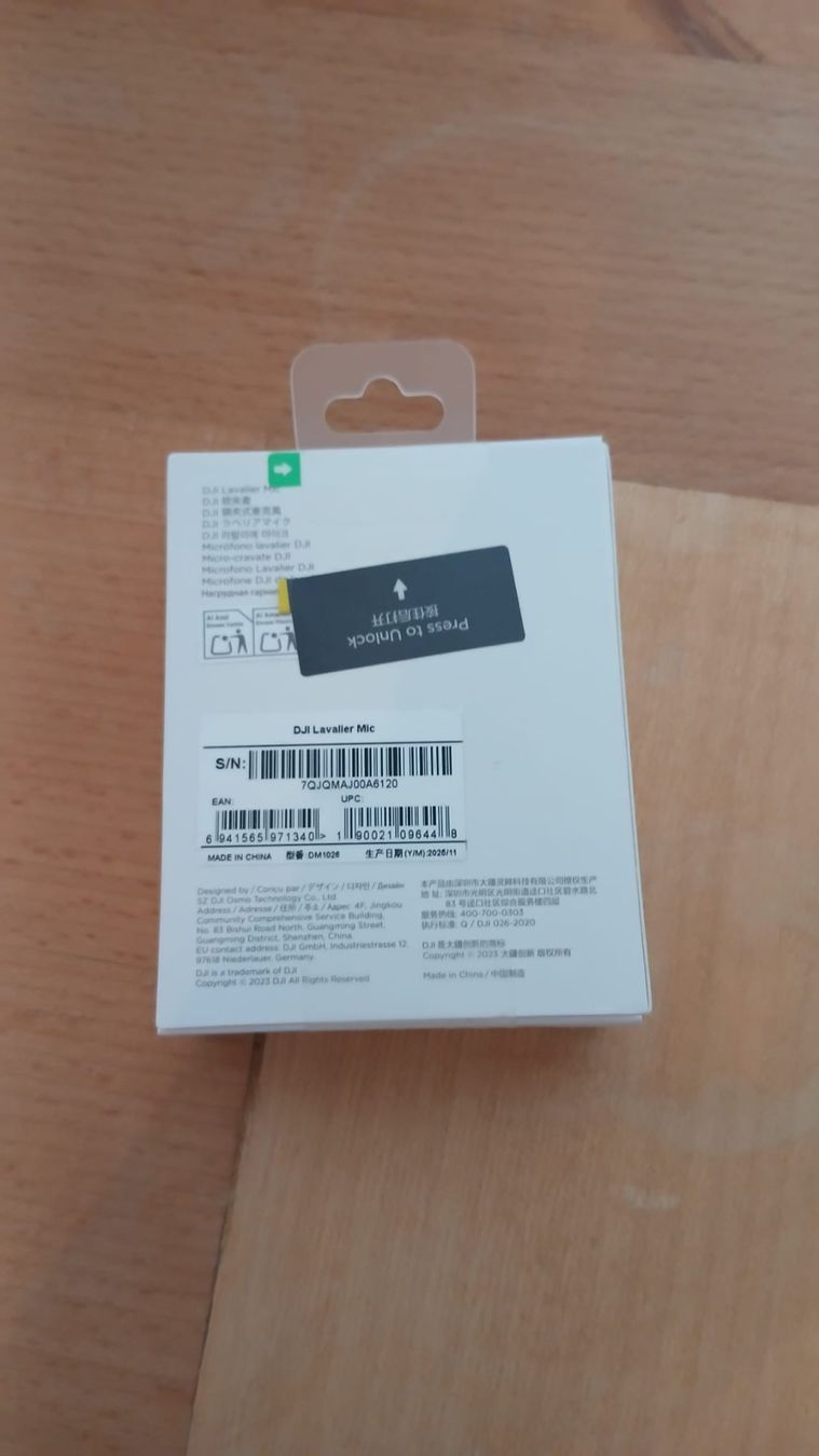DJI : DJI Lavalier Mic, kompatibel Mic 2, – Neu und originalverpackt aus Dozwil von RianSchenk 1