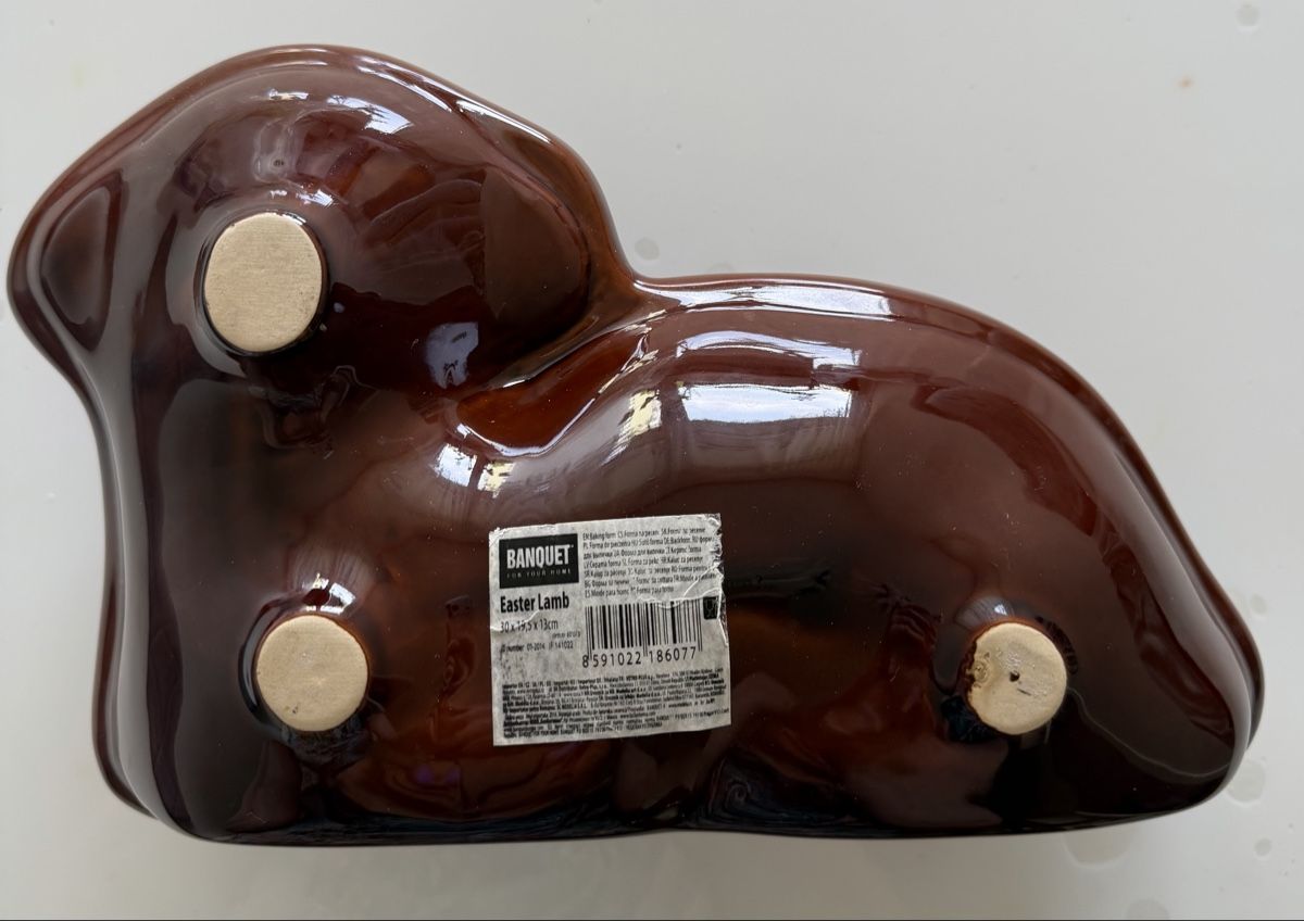 Backformen: Moule agneau en terre cuite – Neu und originalverpackt aus Genève von len_5q5n 2