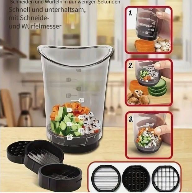 Elettrodomestici da cucina: Gemüseschneider in wenigen Minuten – Nuovo (secondo la descrizione) da Fällanden venduto da Eifachschoen 3