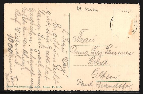 Cartoline postali: Gontenschwil, Blick auf das Mitteldorf a – Usato da Berlin venduto da bartko-reher 1
