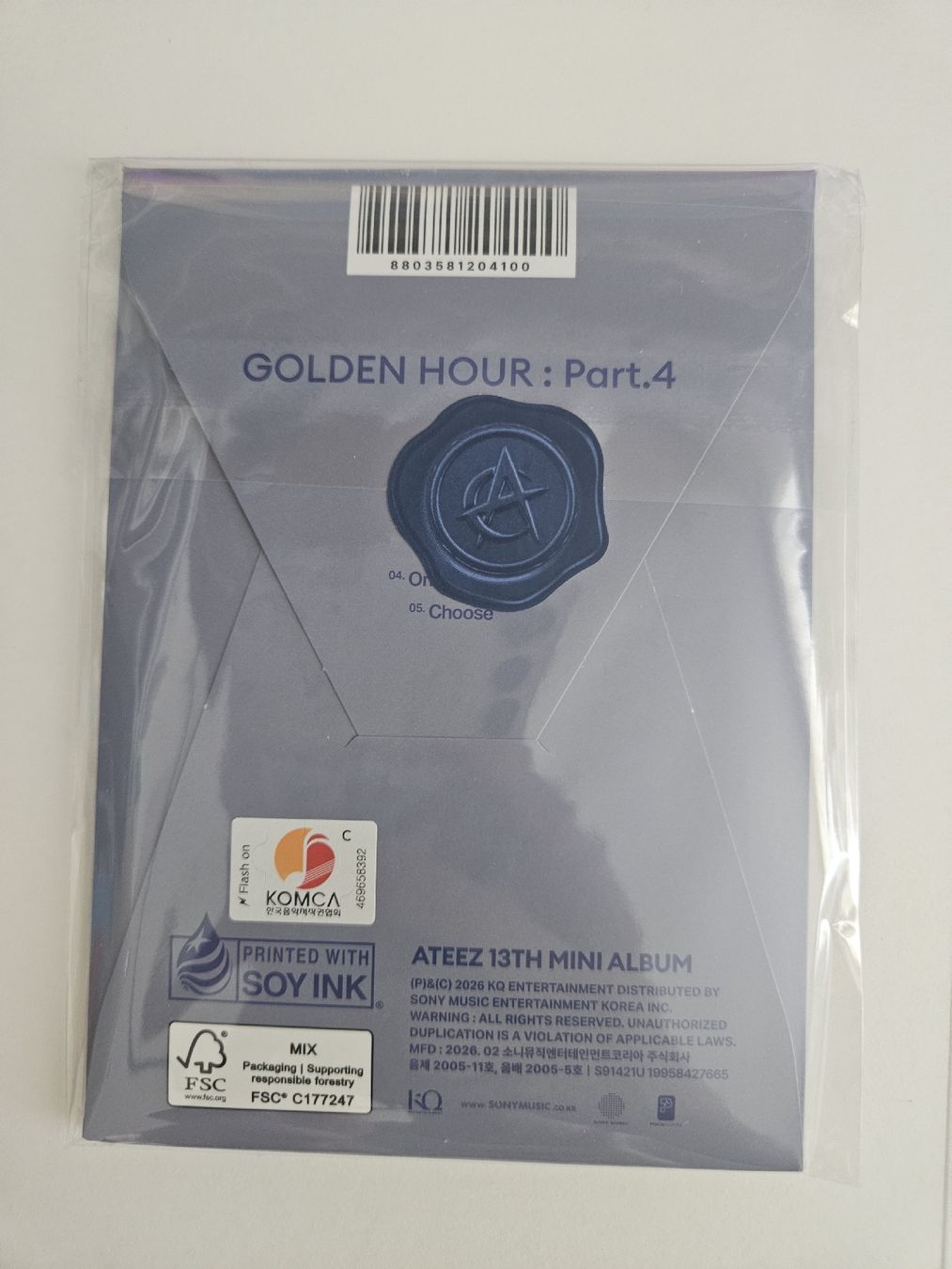Carte collezionabili: Ateez GH4 Pocaalbum A Ver. – Nuovo e nell'imballaggio originale da Au ZH venduto da doberyeo 1