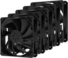 3-PIN 120mm Gehäuselüfter PC extrem Leise 5 Pack NK12BK3-5