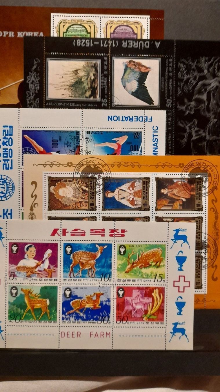 Tutti i francobolli: 10 Sonderblocks Korea – Usato da Balgach venduto da SIMEON27 1