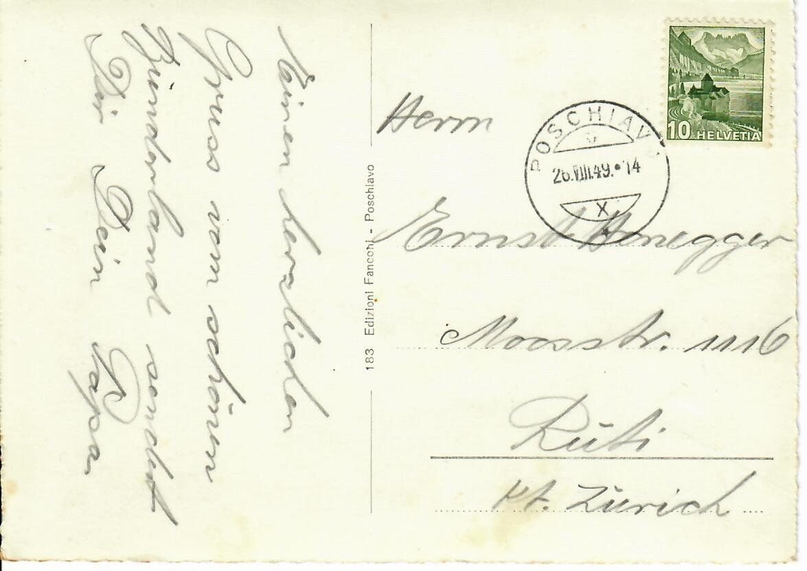 Cartes postales: Berninapass – D'occasion à Hochdorf par Ziegel-16 1