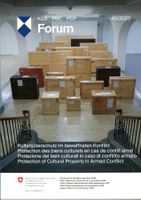 Kultur, Kulturgüterschutz, bewaffneten Konflikte