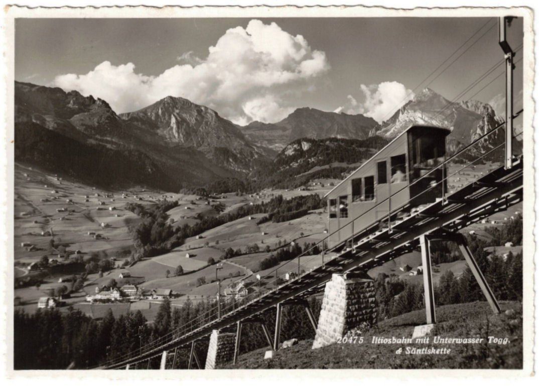 Cartoline postali: Unterwasser - Standseilbahn Iltios – Usato da Binningen venduto da Mountainrider