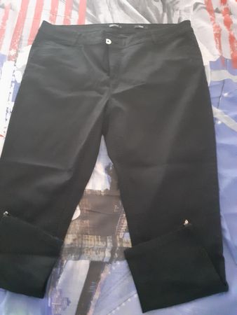 Damen Hose schwarz Grösse 48 Laura Torelli guter Zustand