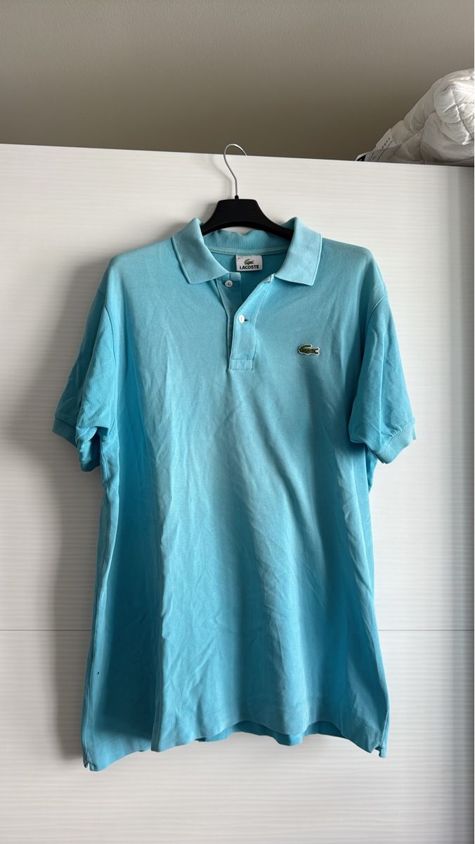 Lacoste Magliette Polo: Lacoste Polohemd Hellblau Grösse 5 – Usato da Zürich venduto da L_12