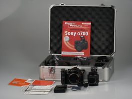 Sony Alpha 700 (DSLR Kamera) mit Koffer und Zubehör