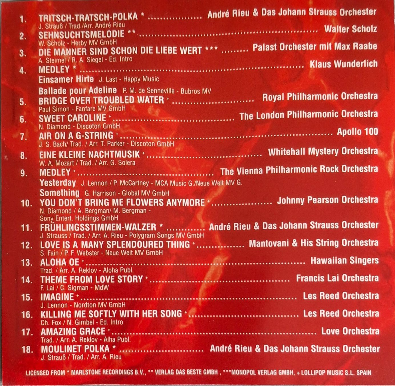 CDs: André Rieu and Friends - Instrumental Hits – Gebraucht aus Reinach BL von Chela04 1