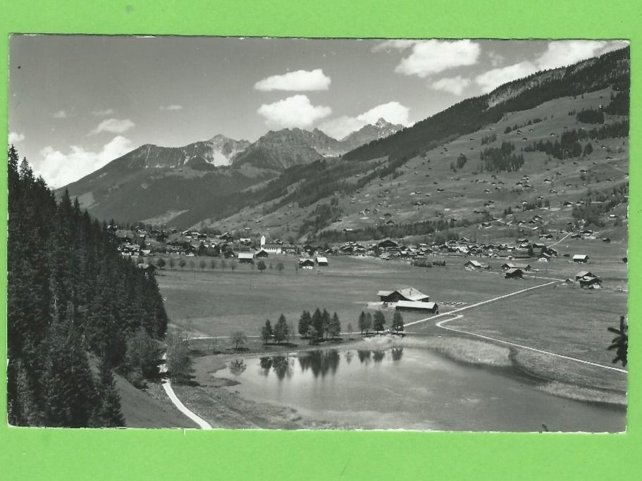 Cartoline postali: Lenk mit Lenkersee u. Spillgerten – Usato da Zürich venduto da t24_de
