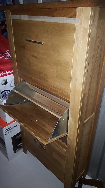 Schränke: Schuhschrank Eiche massiv – Gebraucht aus Neuenhof von mar_2th5 1
