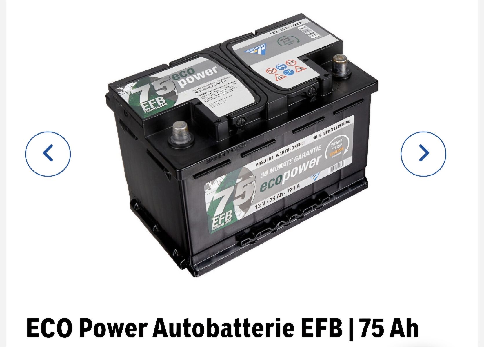 Batterie: Auto Batterie – Nuovo (secondo la descrizione) da Rapperswil SG venduto da ToliGL 1