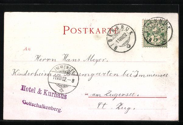 Ansichtskarten: Gottschalkenberg, Blick ins Land, Gastha – Gebraucht aus Berlin von bartko-reher 1