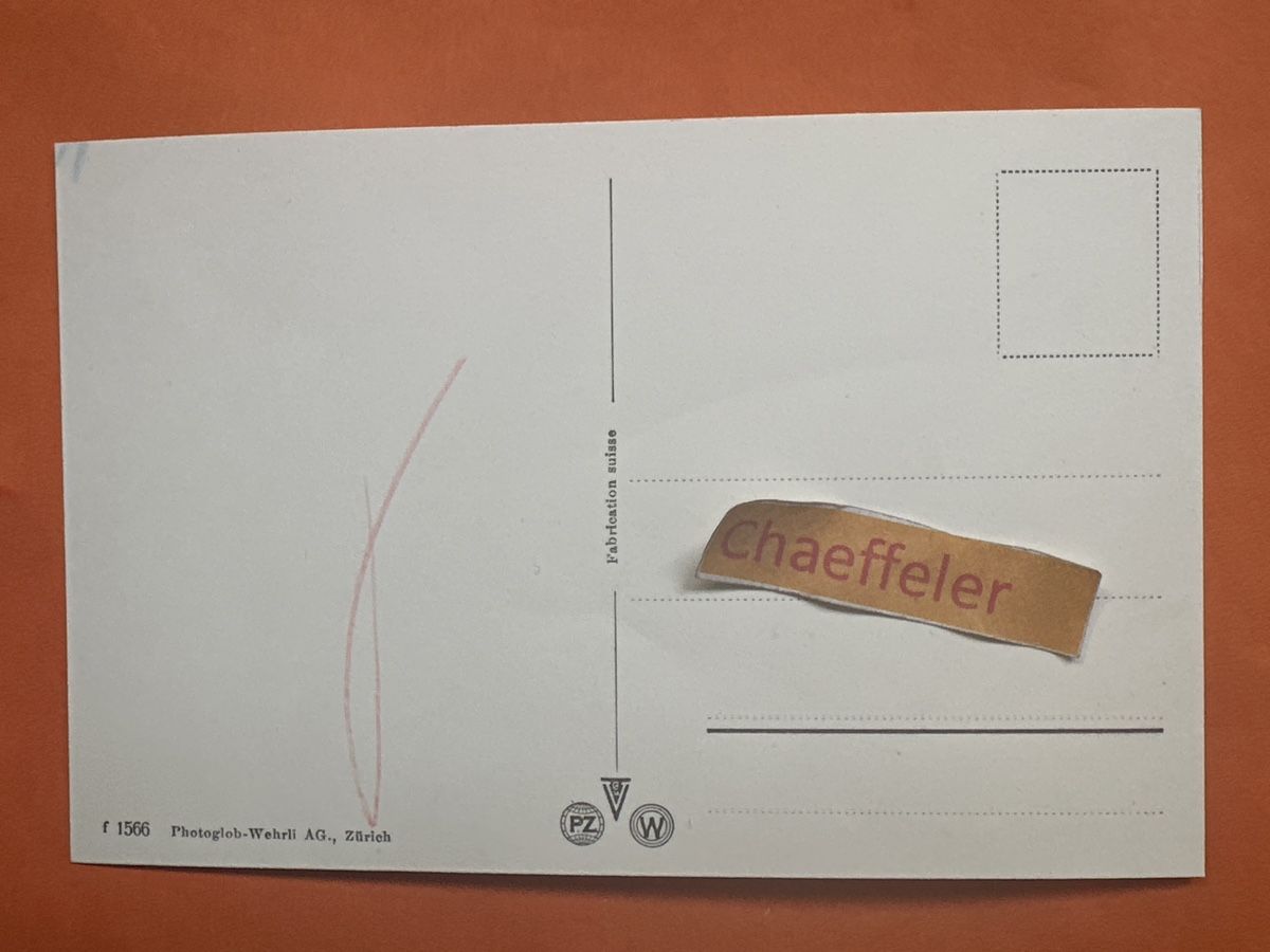 Cartoline postali: Thun. Rathausplatz – Usato da Zürich venduto da Chaeffeler 1