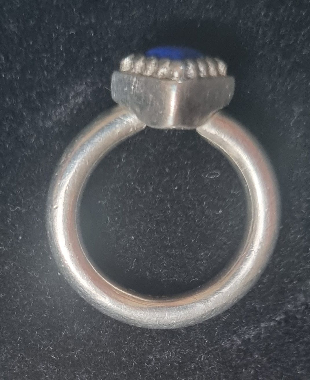 Anelli: massiver Ring mit Lapislazuli – Usato da unterägeri venduto da ursiou 2