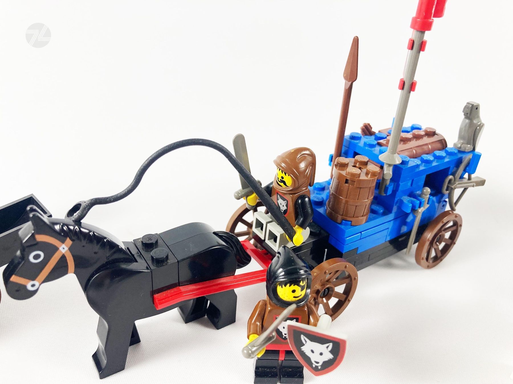 LEGO Ritter Castle Set Mix Forest Knights Pferde Wagen Lot (Gebraucht ...