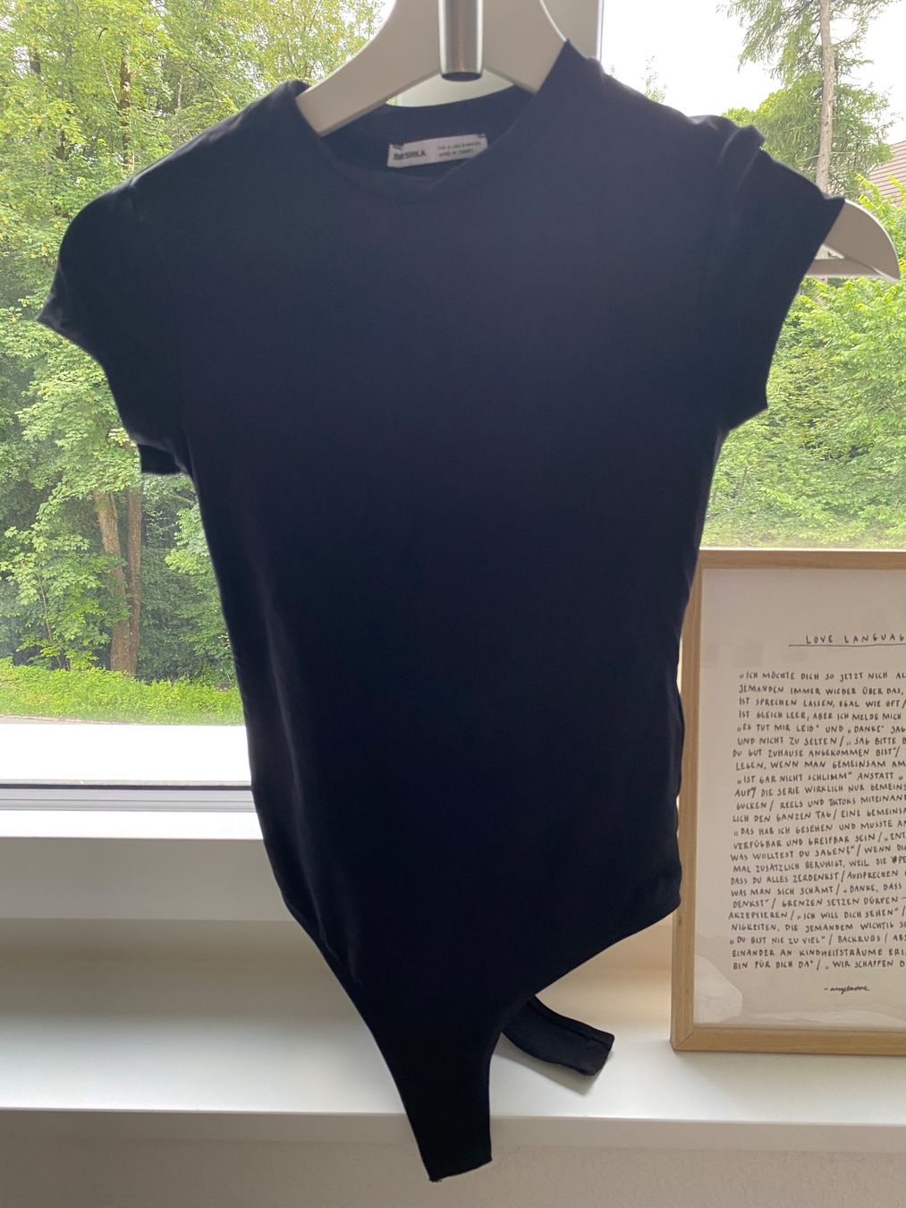 Bershka Top: Bershka Body Gr S Schwarz Kurzarm – Usato da Edlibach venduto da leo_ftr7