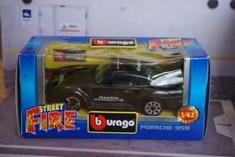Burago Porsche 959 Racing 1:43 OVP TOP !!!!!!!!!!!!!