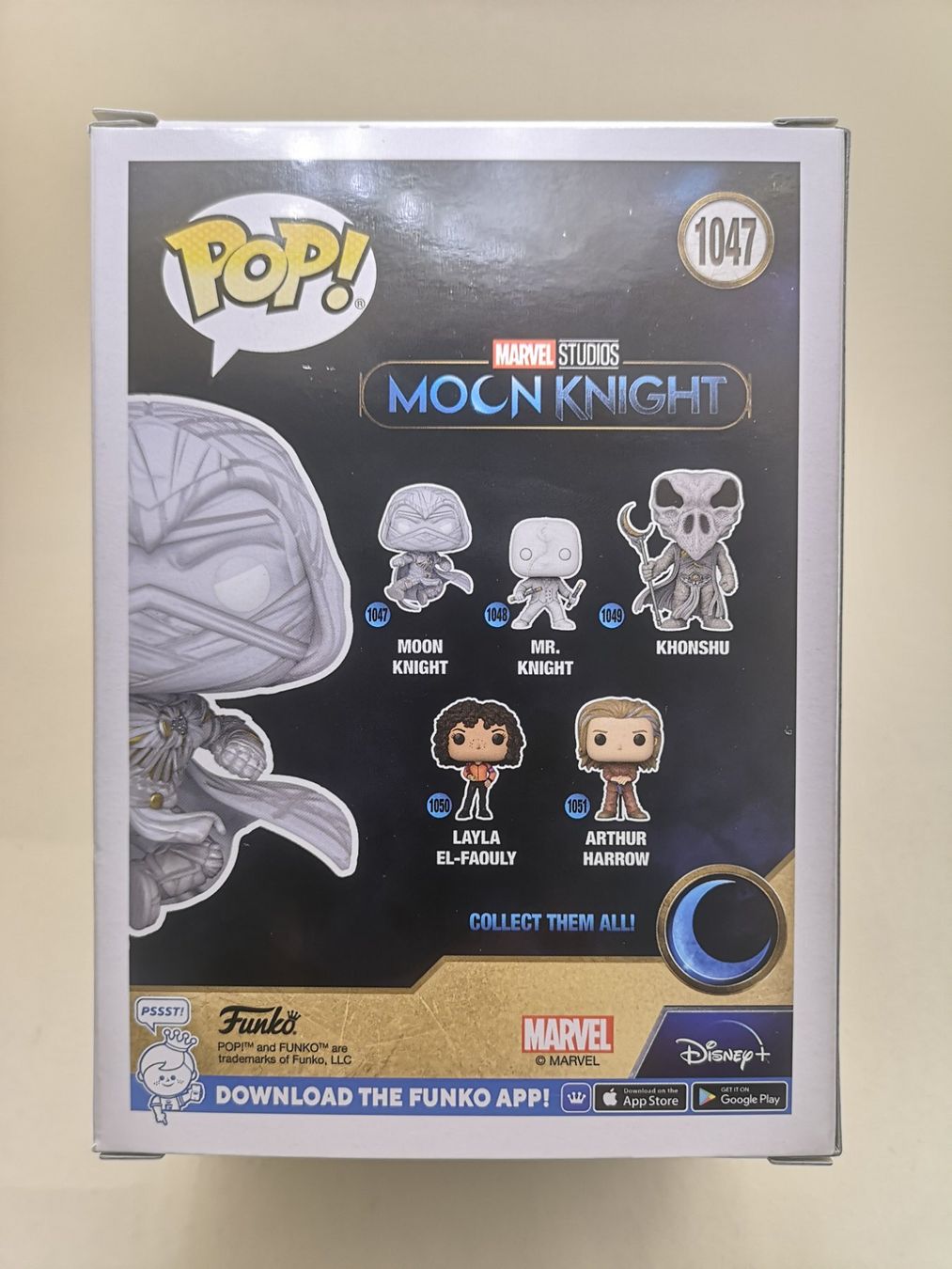 Funko Statuette: Funko Pop Moon Knight #1047 – Nuovo e nell'imballaggio originale da Riehen venduto da _TheCollectorShop_ 1
