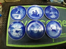 Royal Copenhagen Christmas Plates 24pz.