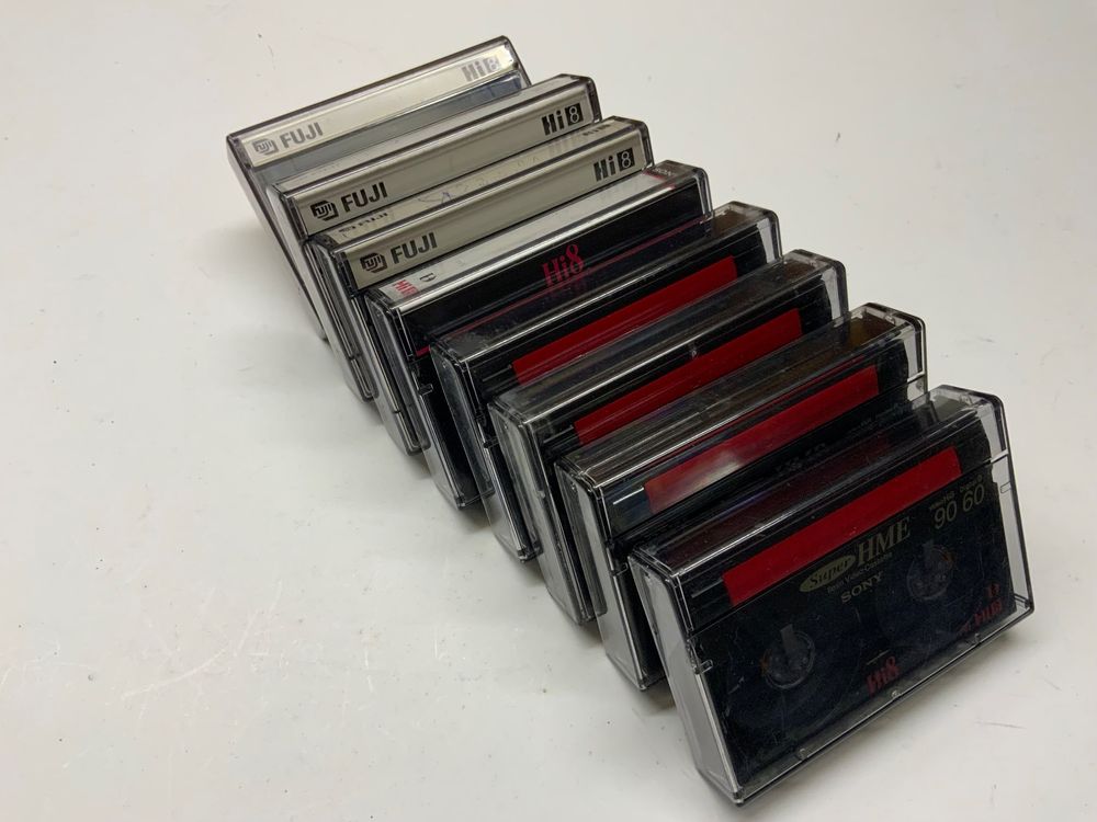 8 Stk Hi8 Kassetten für Camcorder bzw. Videokamera gebraucht Kaufen auf Ricardo