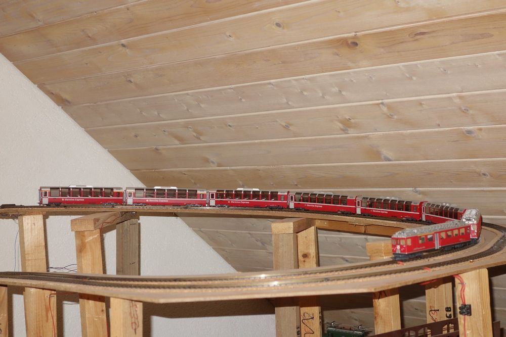 Bemo H0m - 7265 130 - Set de trenes (1) - Conjunto Engadiner con ABe 4