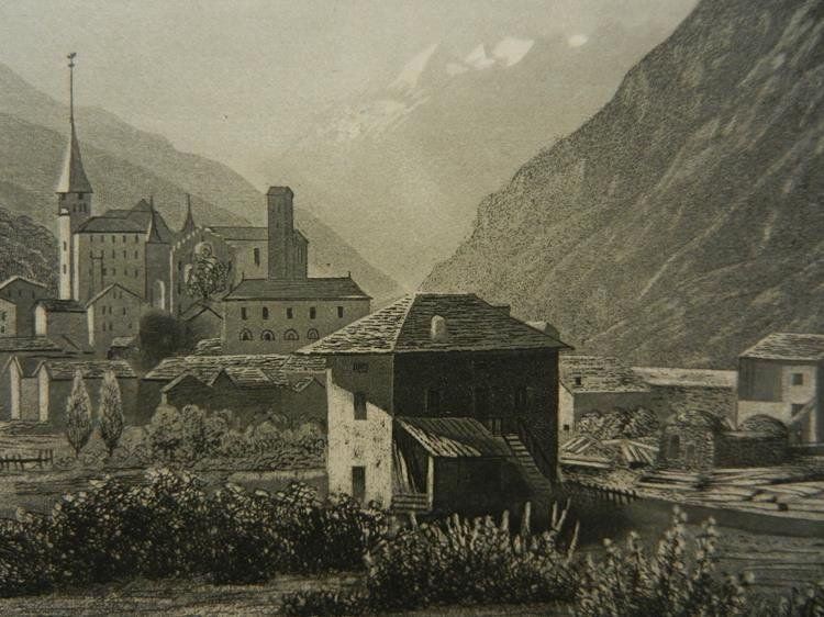 Stiche: Visp schöne Aquatinta – Gebraucht aus Risch von Antikfee 9