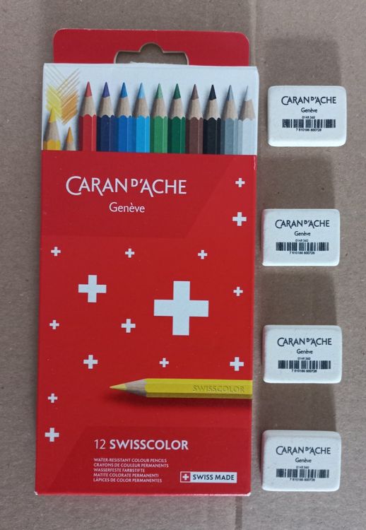 Caran D'Ache Dreieck Radiergummi Ohne Weichmacher - 2,5cm Schweizer Qualität