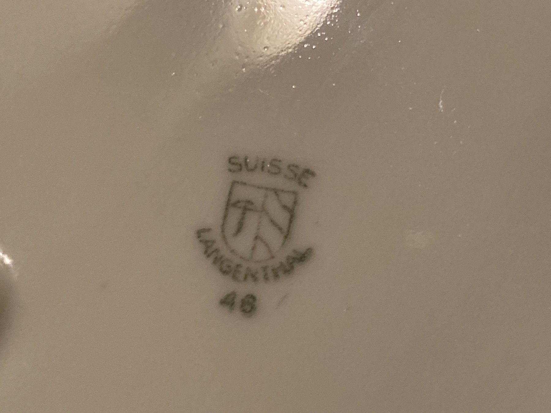 Plateaux: Ovale Langenthal Platte 46 – D'occasion à Zürich par Chaeffeler 3