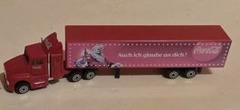 Modell LKW Coca-Cola rot Weihnachtsmotiv gebrauchter Zustand
