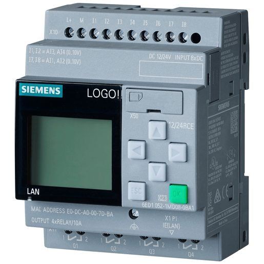 Siemens Componenti elettronici: Siemens LOGO! 24 CE      6ED1052-1CC08-0BA2 – Nuovo e nell'imballaggio originale da Lotzwil venduto da Kape