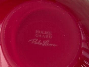 Holmegaard Ciotole: Holmegaard Schale, Glas, rot, Peter Svarrer – Usato da affoltern am albis venduto da taug 1