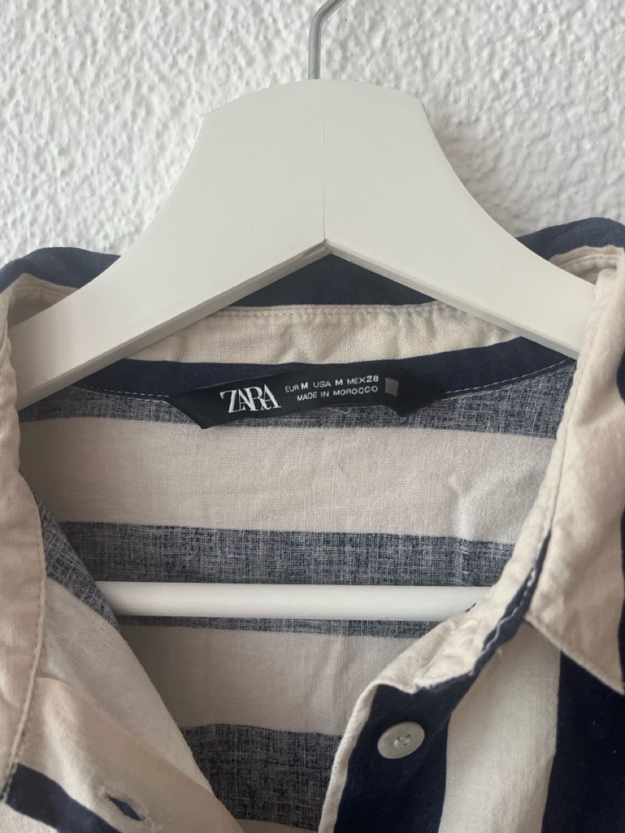 Zara Camicette: Gestreifte ZARA Bluse im Oversize-Look – Usato da Andwil SG venduto da sas_m9tn 1