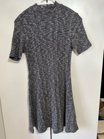 Kleid Grau Melange Grösse S Forever 21 guter Zustand