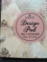 Design Pad Scrapbooking Papier 36 Blatt 20.3 x 20.3cm Neu