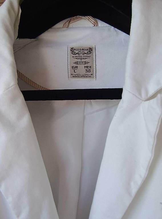 Pull&Bear Jacken: Veste blanche pour femme Pull & Bear, taille L - Neuve – Neu (gemäss Beschreibung) aus Genève von Brachiopode 1
