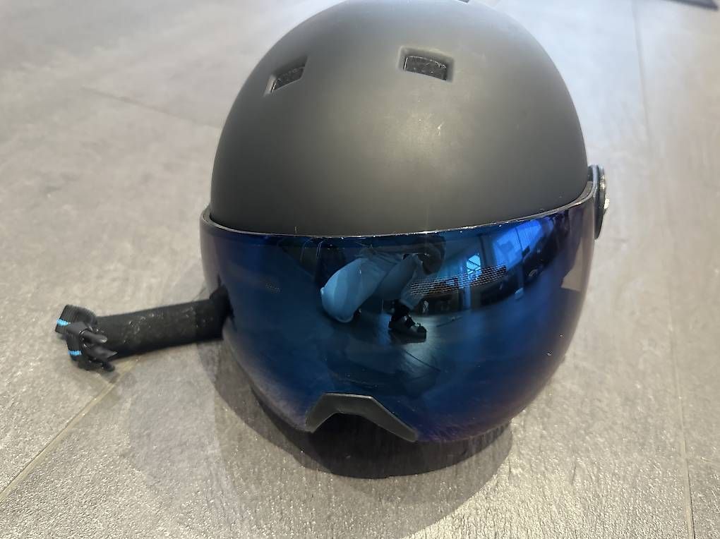 Caschi: Skihelm mit Visier S, 51-54cm – Usato da Rupperswil venduto da amrilu01