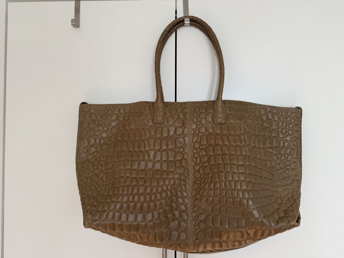 Liebeskind Borse da donna: Liebeskind Shopper in Kroko hellbraun – Usato da Eglisau venduto da Nic1906 3