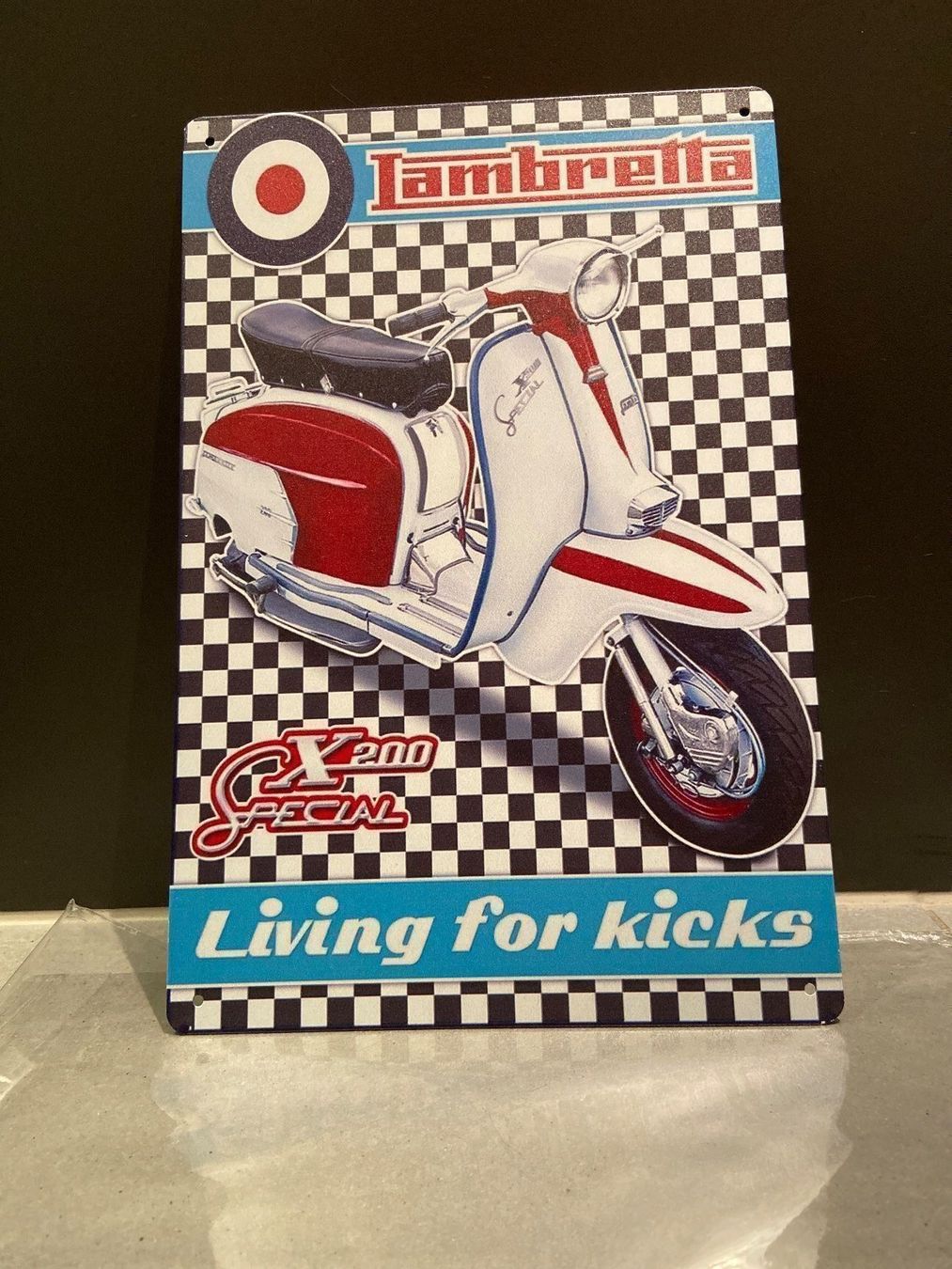 Vespa Insegne: LAMBRETTA Service Schild Deko mit Style! REPLIKA! – Nuovo e nell'imballaggio originale da Seon venduto da Aaargauer01 3
