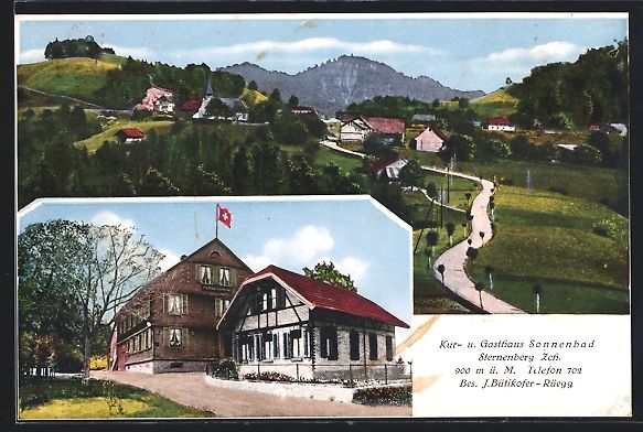 Cartes postales: Sternenberg, Kur- und Gasthaus Sonnenbad – D'occasion à Berlin par bartko-reher