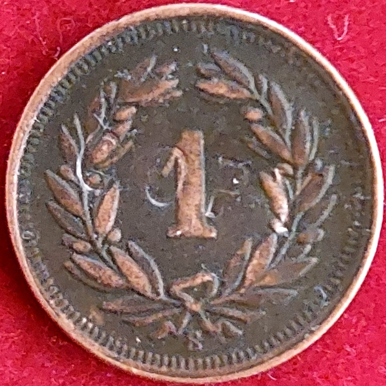 Tutti le monete: 1 Rappen 1864 (Replica) – Usato da Arch venduto da repros 1